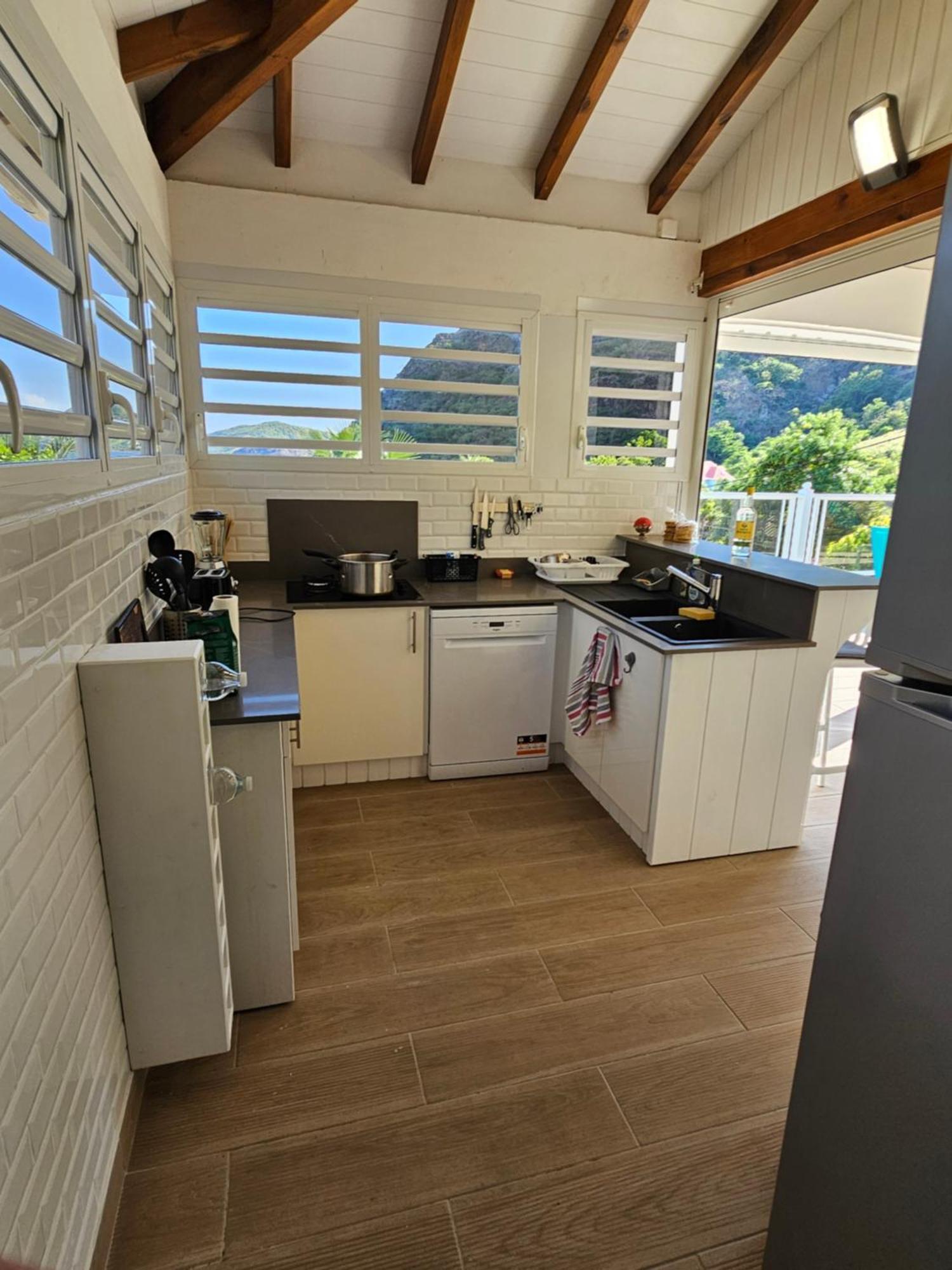 Villa Celyote - Haut De Villa, Vue Mer, A 150M De La Plage Anse Figuier 테레-드-오트 외부 사진
